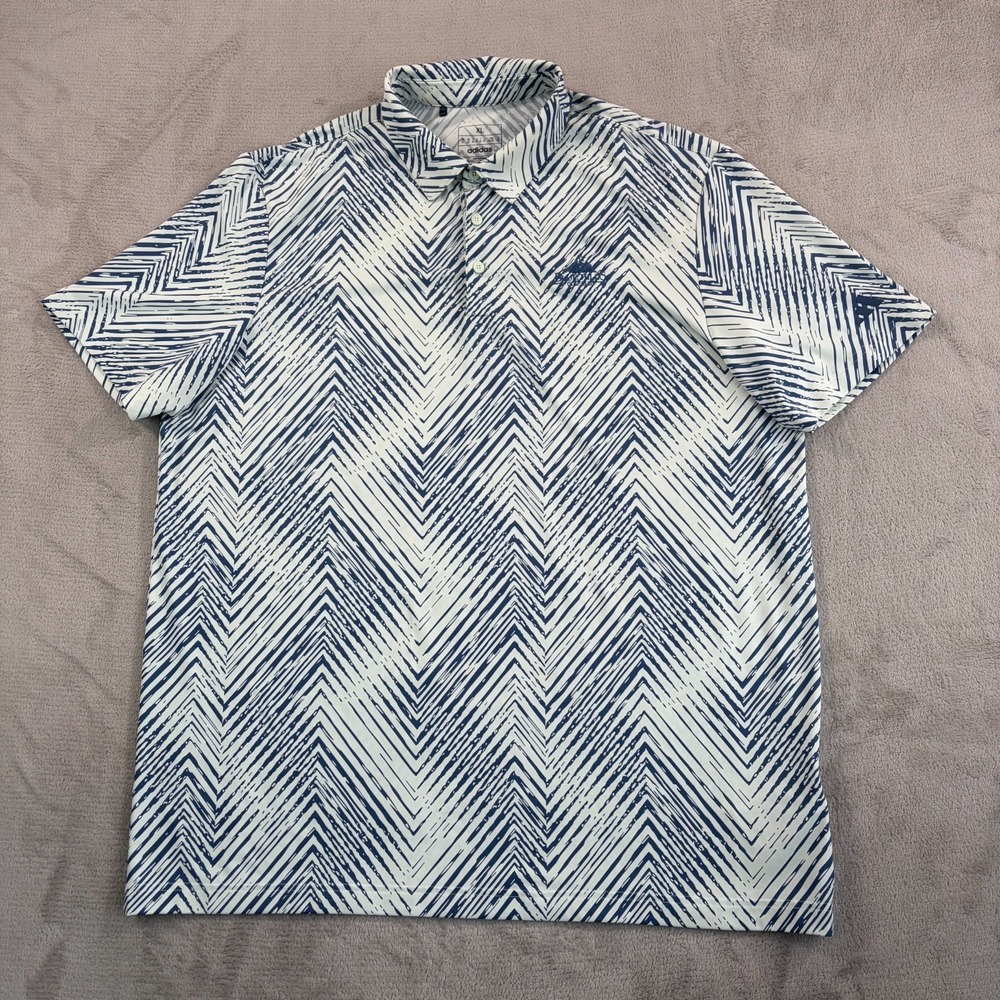 Adidas x Blue Hill‎ Golf Club Ultimate 365 All Over Print Polo Shirt XL SS NWOT